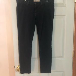 Dark wash denim jeggings